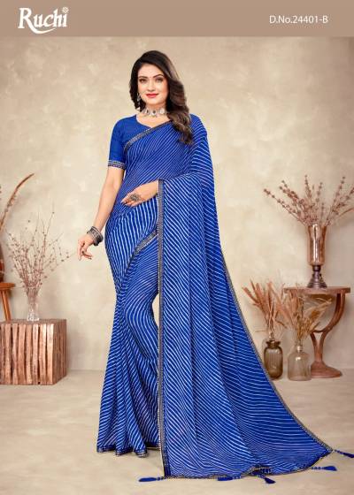 JALPARI VOL-4 BY RUCHI CHIFFON SAREE WHOLESALER IN INDIA