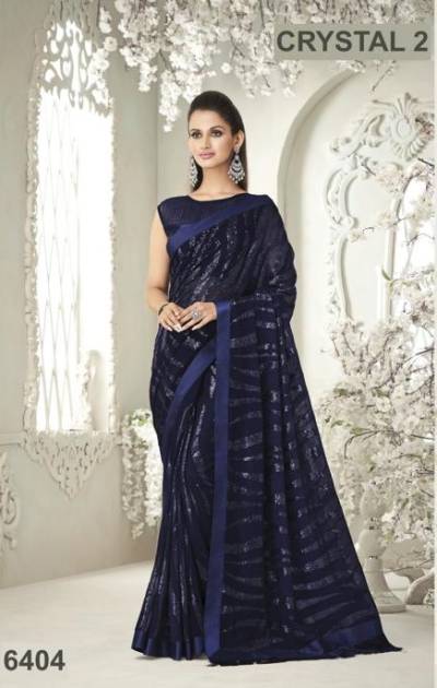 CRYSTAL VOL-2 BY TFH PARTY WEAR SAREES MANUFACTURER IN INDIA