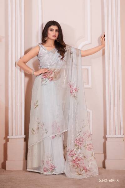 D.NO. 654 A TO 654 E BY MEHEK DIGITAL PRINTED SAREE WHOLESALER IN SURat