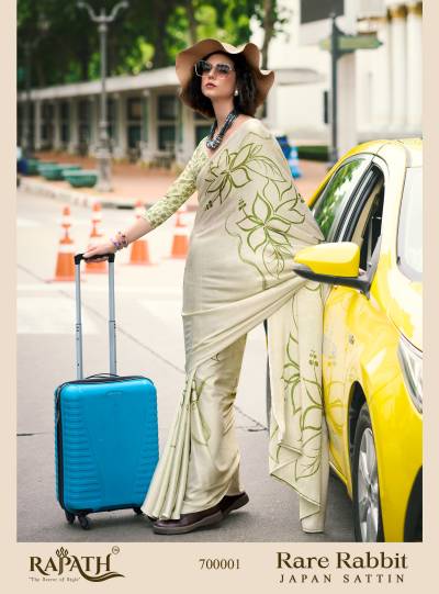 RAJPATH THE RARE RABBIT 700001 TO 700018 DESIGNER PRINTED SAREE WHOLESALER IN SURAT