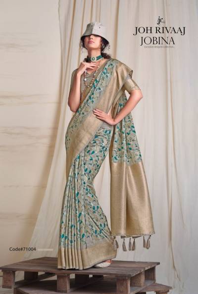 JOBINA BY JOH RIVAAJ DOLA SILK SAREE MANUFACTURER IN INDIA