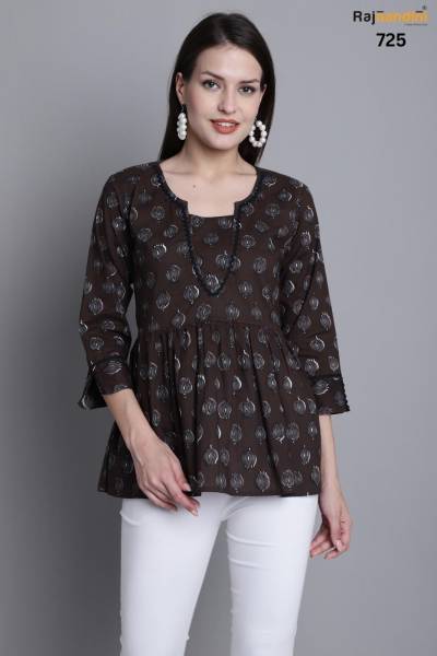 MAYRA BY RAJNANDINI PRINTED TOPS KURTI WHOLESALER IN INDIA