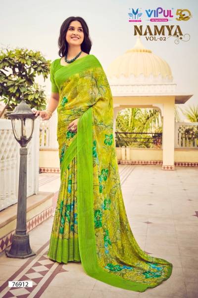 NAMYA VOL-02 BY VIPUL CHIFFON SAREE WHOLESALER IN INDIA
