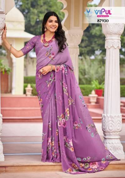 VIPUL TWISHA 87930 TO 87941 DESIGNER WETLESS SAREE WHOLESALER IN INDIA