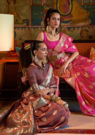 KONA SILK BY RAJTEX PURE STAIN WEAVING SAREE WHOLESALER IN INDIA