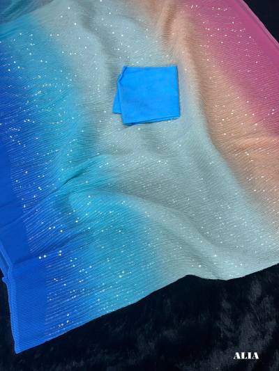 ALIA BY BT SOFT GEORGETTE SAREE MANUFACTURER IN INDIA