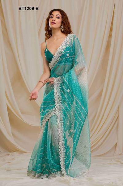 D.NO. BT1209 COLOUR’S BY BT GEORGETTE SAREE MANUFACTURER IN INDIA
