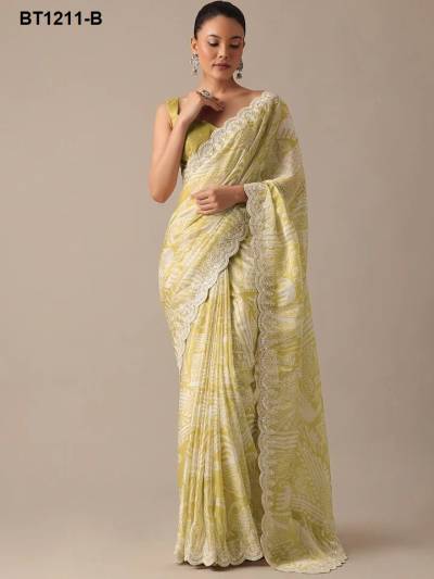 D.NO. BT1211 COLOUR’S BY BT GEORGETTE SAREE WHOLESALER IN INDIA