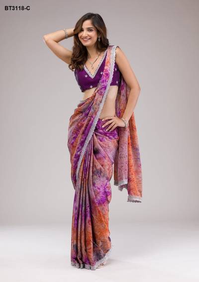 BT BT3118 DESIGNER GEORGETTE SAREE WHOLESALER IN INDIA