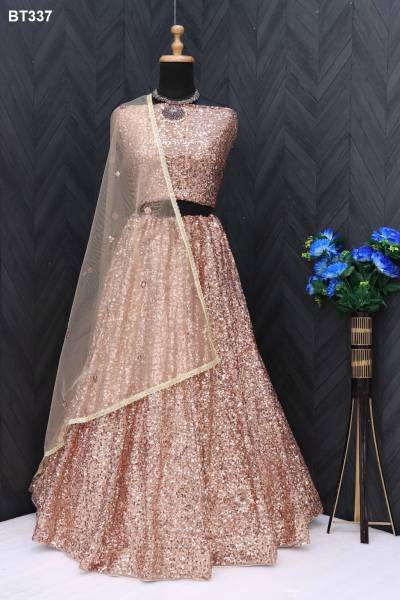 D.NO. BT337 BY BT BEAUTIFUL BRIDAL WEDDING LEHENGA WHOLESALER IN INDIA