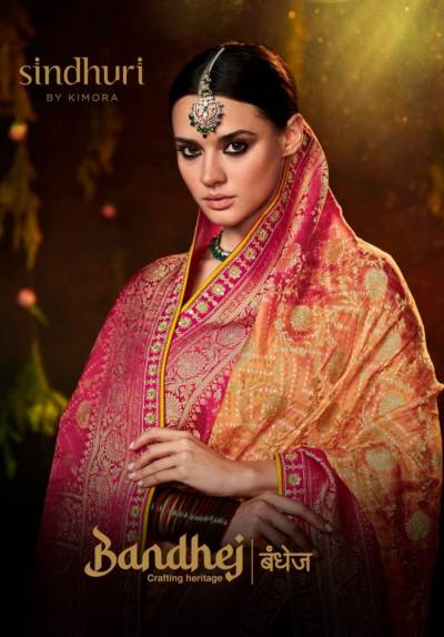 Bandhej%20By%20Kimora%20Designer%20Silk%20Wedding%20Saree%20Collection