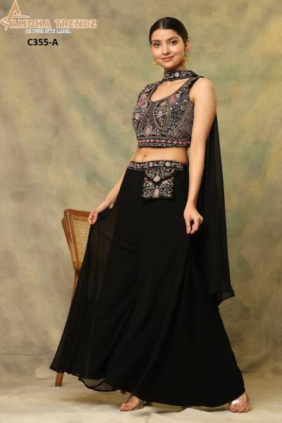 AMOHA C355-A DESIGNER READYMADE CROP TOP WHOLESALER IN SURAT