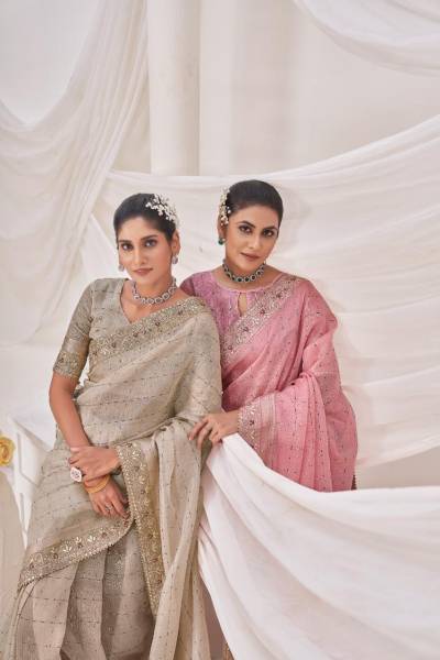 SUMITRA 195 COLOUR'S 195A TO 195H DESIGNER BANARASI ZARI SILK SAREE WHOLESALER IN INDIA