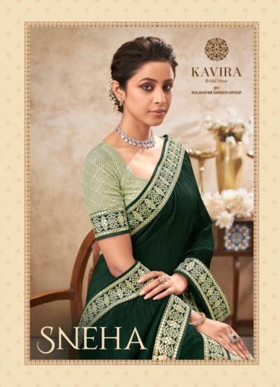 Sneha By Kavira Partywear Saree Wholesaler in Surat