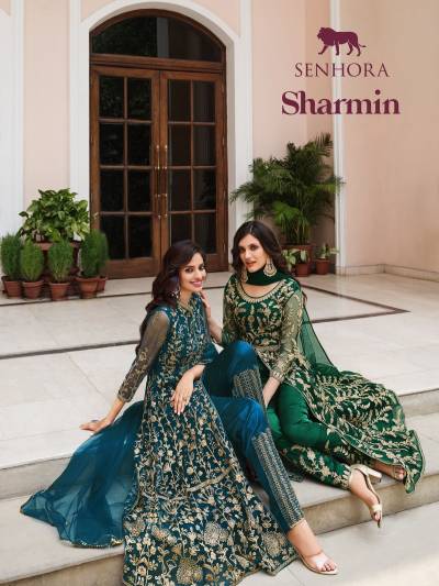 Sharmin by Senhora Dresses Designer Anarkali Wholesaler in India