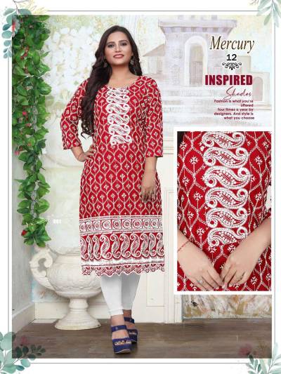 Beauty Queen Mercury Vol 7 Sifli Sequence Embroidery Kurti Wholesaler in India