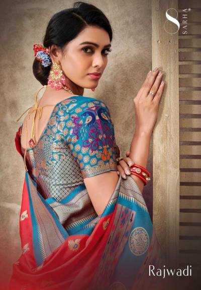 Sarha By Aura Rajwadi Silk Saree Wholesaler In India