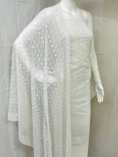 RN Pushpa Pure Georgette Embroidered Salwar Suit Wholesaler 