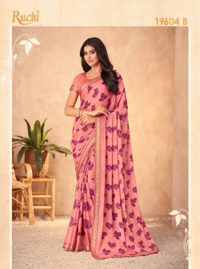 Chandni 3rd Edition By Ruchi Saree Printed Georgette Silk Wholesale Store