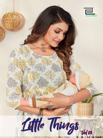 Little Things Vol 3 By Blue Hills Maternity Knee Length Kurti Wholesaler in India