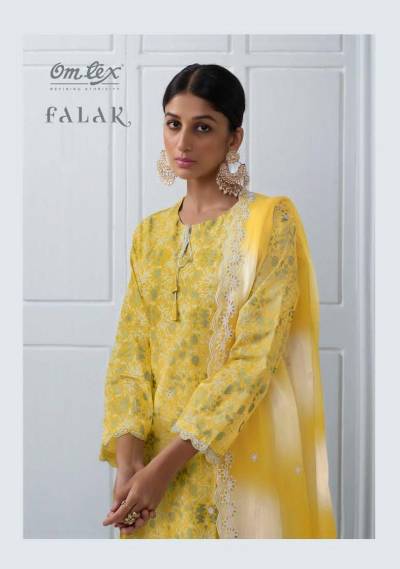 Omtex Falak Cotton Digital Print and Embroidered Salwar Suit Wholesaler 