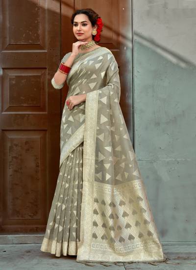 Ardhangini By Sangam Print Cotton Silk Saree Wholesaler in India