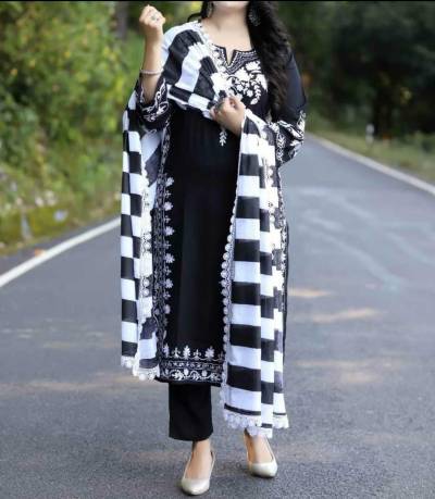 RN Radhika Georgette Embroidered Salwar Suit Wholesaler in Surat 