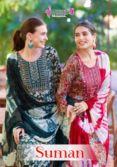 SUMAN VOL 1 BY MYSTIC 9 DESIGNER SALWAR SUIT WHOLESALER IN INDIA