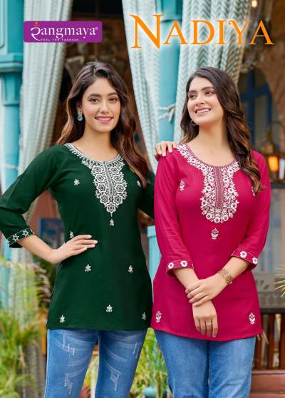 NADIYA BY RANGMAYA DESIGNER TOP WHOLESALER IN SURAT