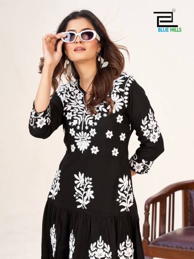 LILY BY BLUEHILLS DESIGNER LAKHNAVI MIDI WHOLESALER IN INDIA