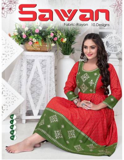 SAWAN VOL 1 BY FASHON TALK DESIGNER SHORT WHOLESALER IN INDIA