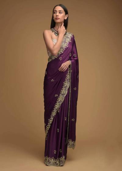 BT 1228 BY SAGAR IMPEX DESIGNER BOLLYWOOD SILK SAREE WHOLESALER IN INDIA