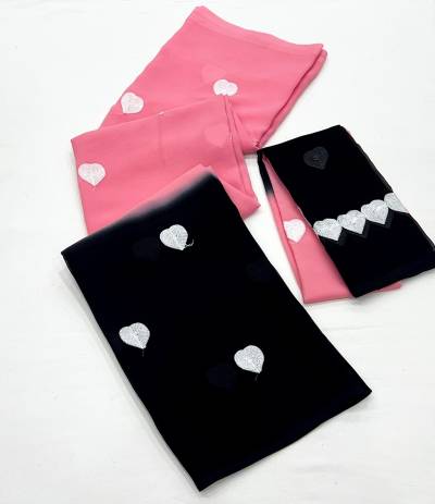 LITTLE HEART BY RAJYOG DESIGNER GEORGETTE SAREE WHOLESALER IN INDIA