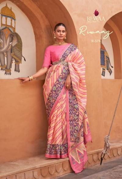Riwaaz BY REWAA DESIGNER SILK SAREE WHOLESALER IN INDIA