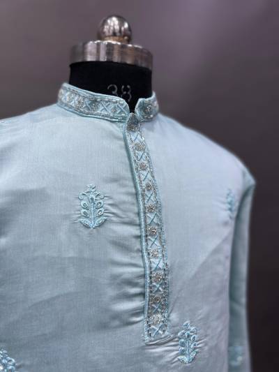 KALKI BY BLUEVERY DESIGNER SILK KURTA WITH PAJAMA WHOLESALER IN INDIA