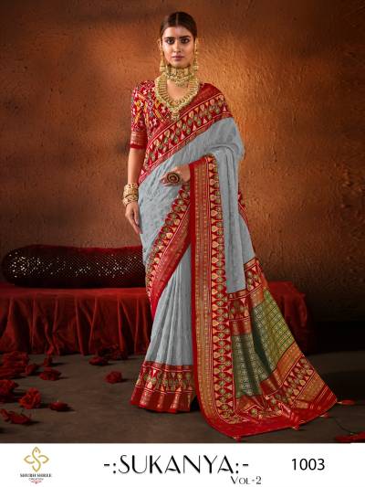 SUKANYA 2 BY SHUBH SAREE DESIGNER SILK SAREE WHOLESALER IN INDIA