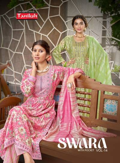SWARA VOL 14 BY TANIKSH DESIGNER EMBROIDERY SALWAR SUIT WHOLESALER IN INDIA