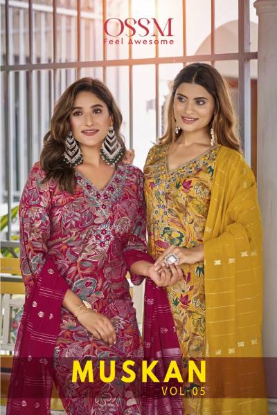 MUSKAN VOL 5 BY OSSM DESIGNER SALWAR SUIT WHOLESALER IN INDIA