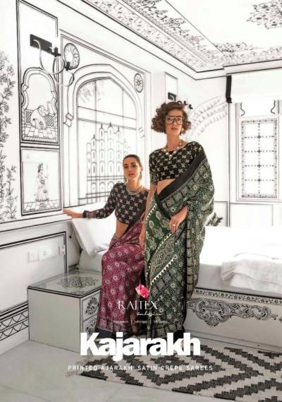 KAJARAKH BY RAJTEX DESIGNER SAREE WHOLESALER IN INDIA
