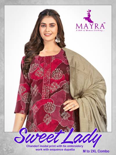 SWEET LADY BY MAYRA FASHION DESIGNER EMBROIDERY SALWAR SUIT WHOLESALER IN INDIA