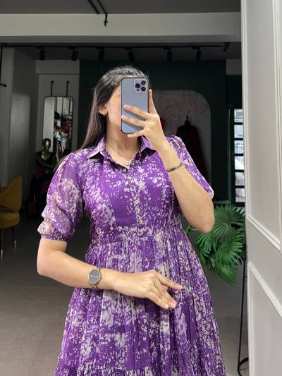 NNK 4513 BY SAGAR IMPEX DESIGNER FROCK WHOLESALER IN INDIA