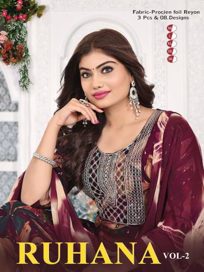 RUHANA VOL 2 BY FASHION TALK DESIGNER SALWAR SUIT WHOLESALER IN INDIA