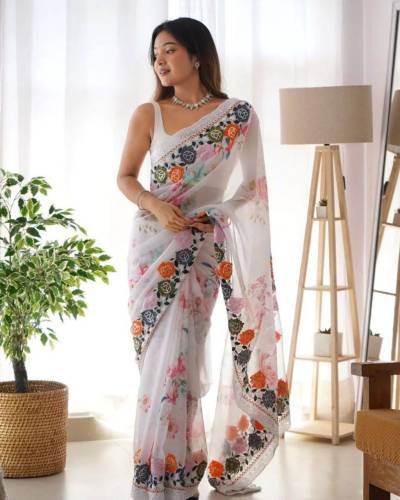 DN HD 98 BY SAGAR IMPEX DESIGNER GEORGETTE SAREE WHOLESALER IN INDIA