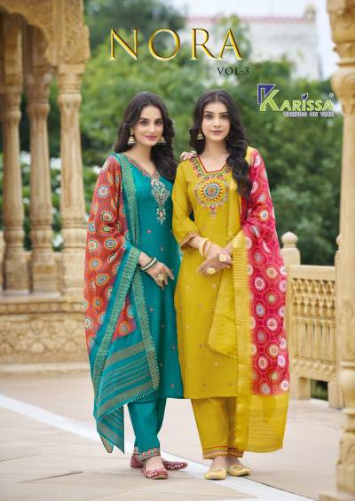 NORA VOL 3 BY KARISSA DESIGNER SALWAR SUIT WHOLESALER IN INDIA