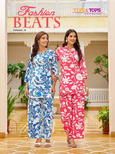 FASHION BEATS VOL 6 BY TIPS AND TOPS DESIGNER CO-ORD SET WHOLESALER IN INDIA