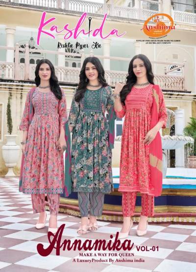 ANNAMIKA VOL 1 BY KASHIDA DESIGNER SALWAR SUIT WHOLESALER IN INDIA