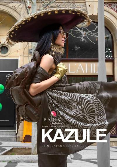 KAZULE BY GIRNAR DESIGNER PRINTED SAREE WHOLESALER IN INDIA