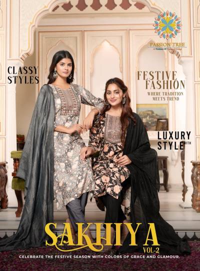 SAKHIYA VOL 2 BY PASSION TREE DESIGNER SALWAR SUIT WHOLESALER IN INDIA