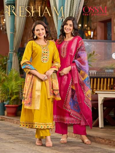 RESHAM BY OSSM DESIGNER ANARKALI SALWAR SUIT WHOLESALER IN INDIA