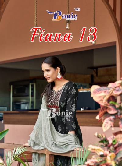 FIANA 13 BY BONIE DESIGNER TOP & BOTTOM AND DUPATTA WHOLESALER IN INDIA